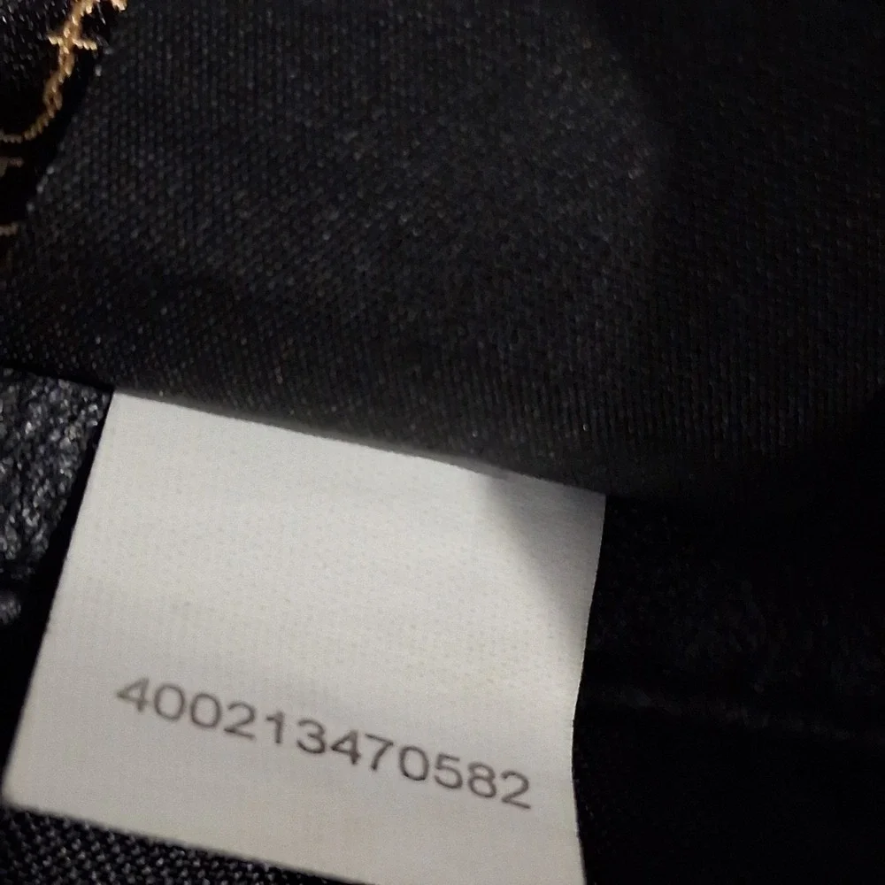 Croft & Barrow Womens Black Lambskin Genuine Leather 3-Button‎ Blazer Jacket M